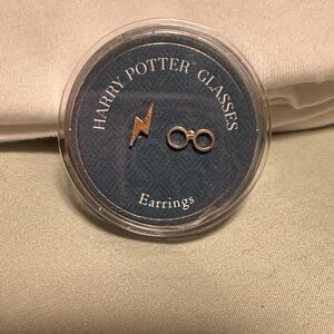 Alex and Ani Silver Harry Potter Glasses Earrings